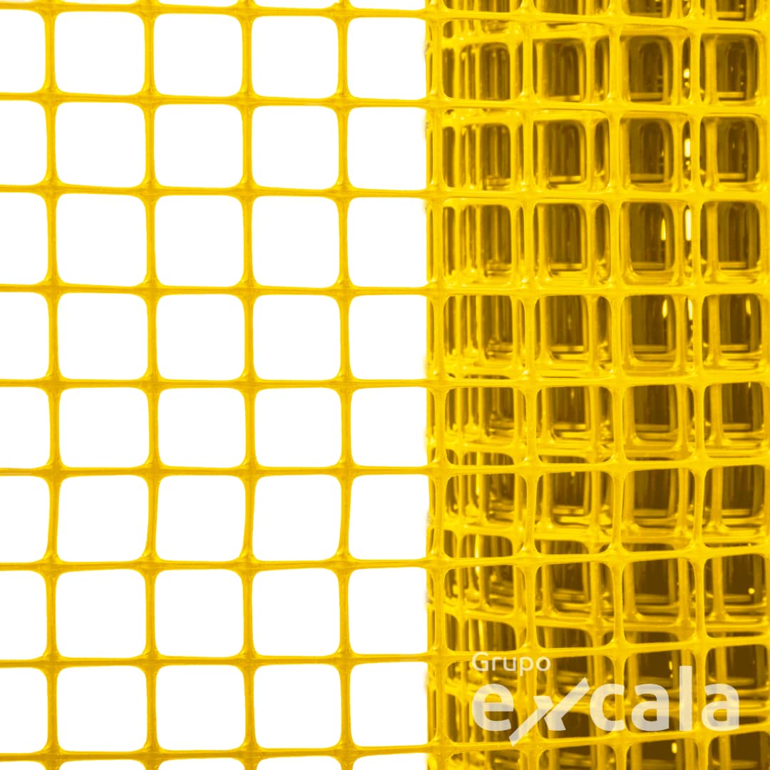 Malla Cuadrada Amarilla 15x15mm 1.5m x 30m 330g/m | Excala