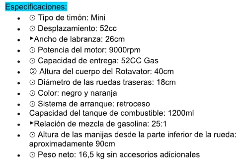 MINI MOTOCULTOR BRANDFOR