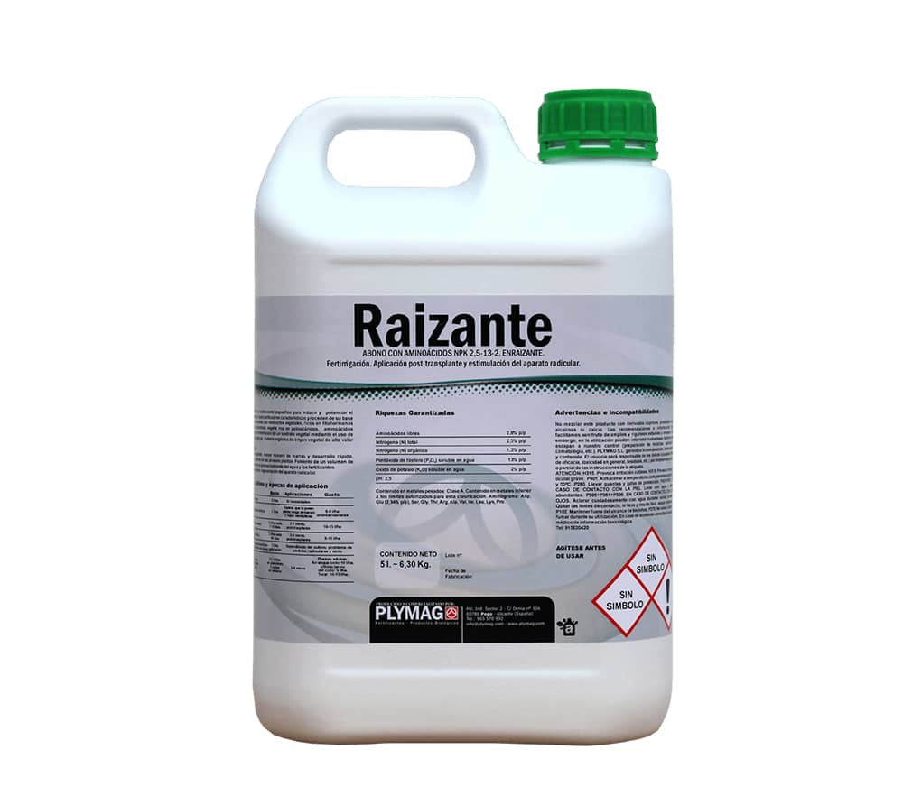 Bioestimulante Raizante Plus SL x 5 Lt - Plymag
