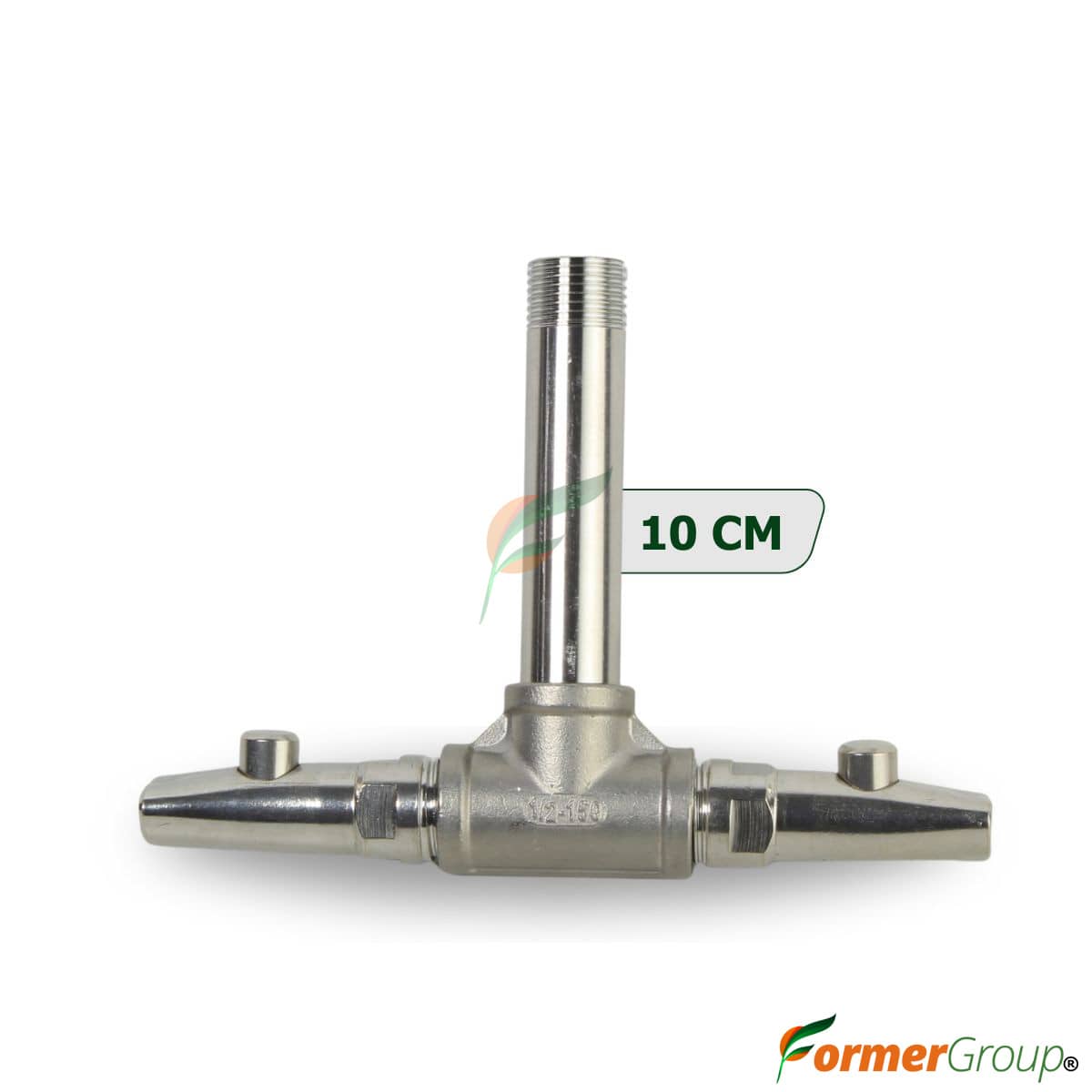 Kit Bebedero Lechones Doble Botón 1/2 T 10cm Acero Inox
