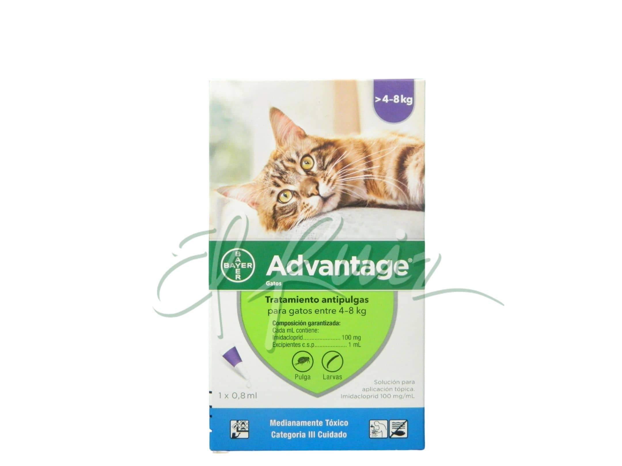 ADVANTAGE GATOS 0.8ML | Elanco | Control de pulgas en gatos