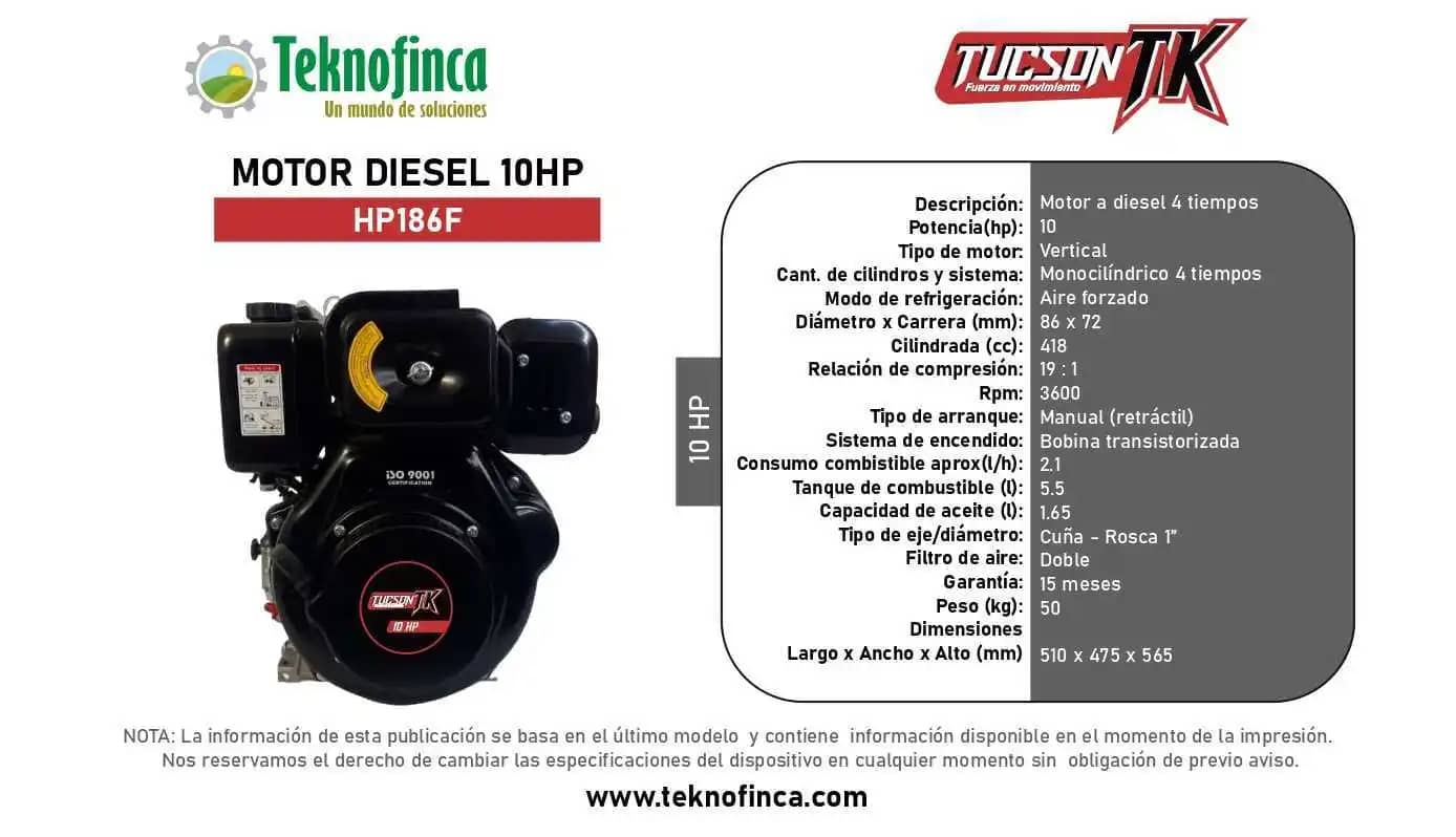 Motor Diesel TUCSON TK - 10 HP