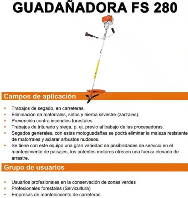 Guadañadora FS280 - STIHL