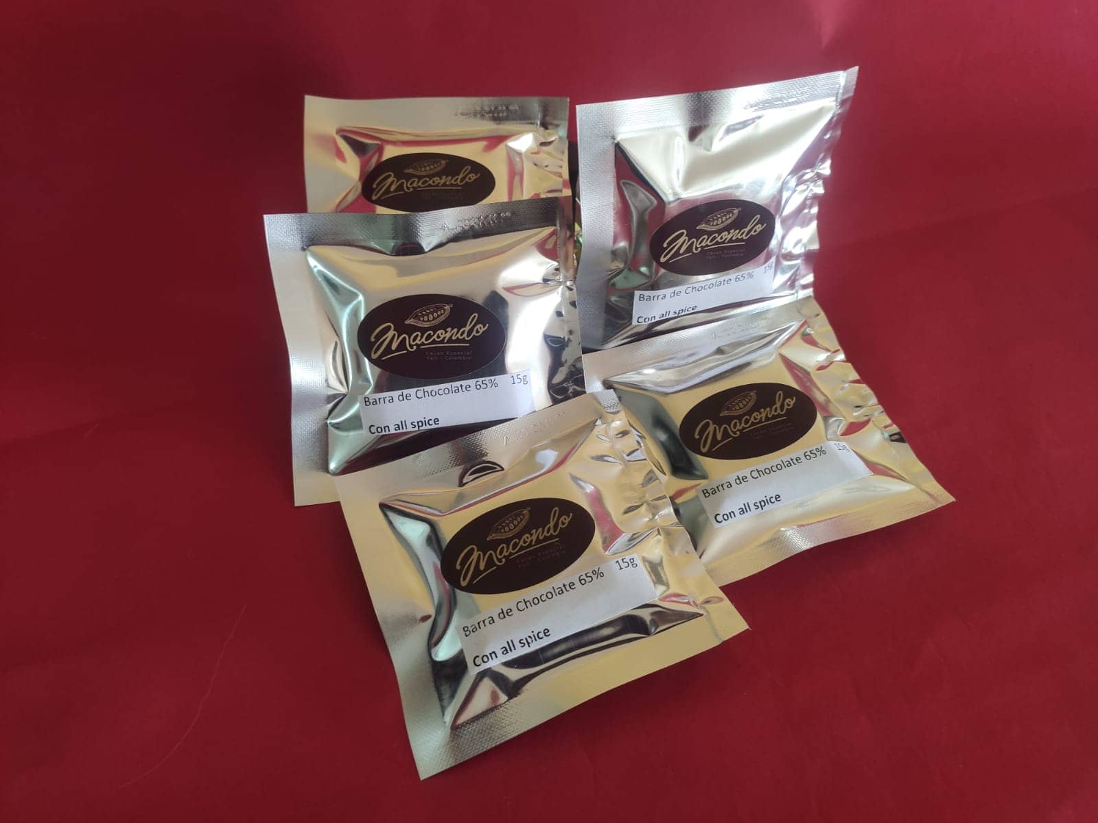 Barra de Chocolate al 65% con Especias (pimienta dulce)