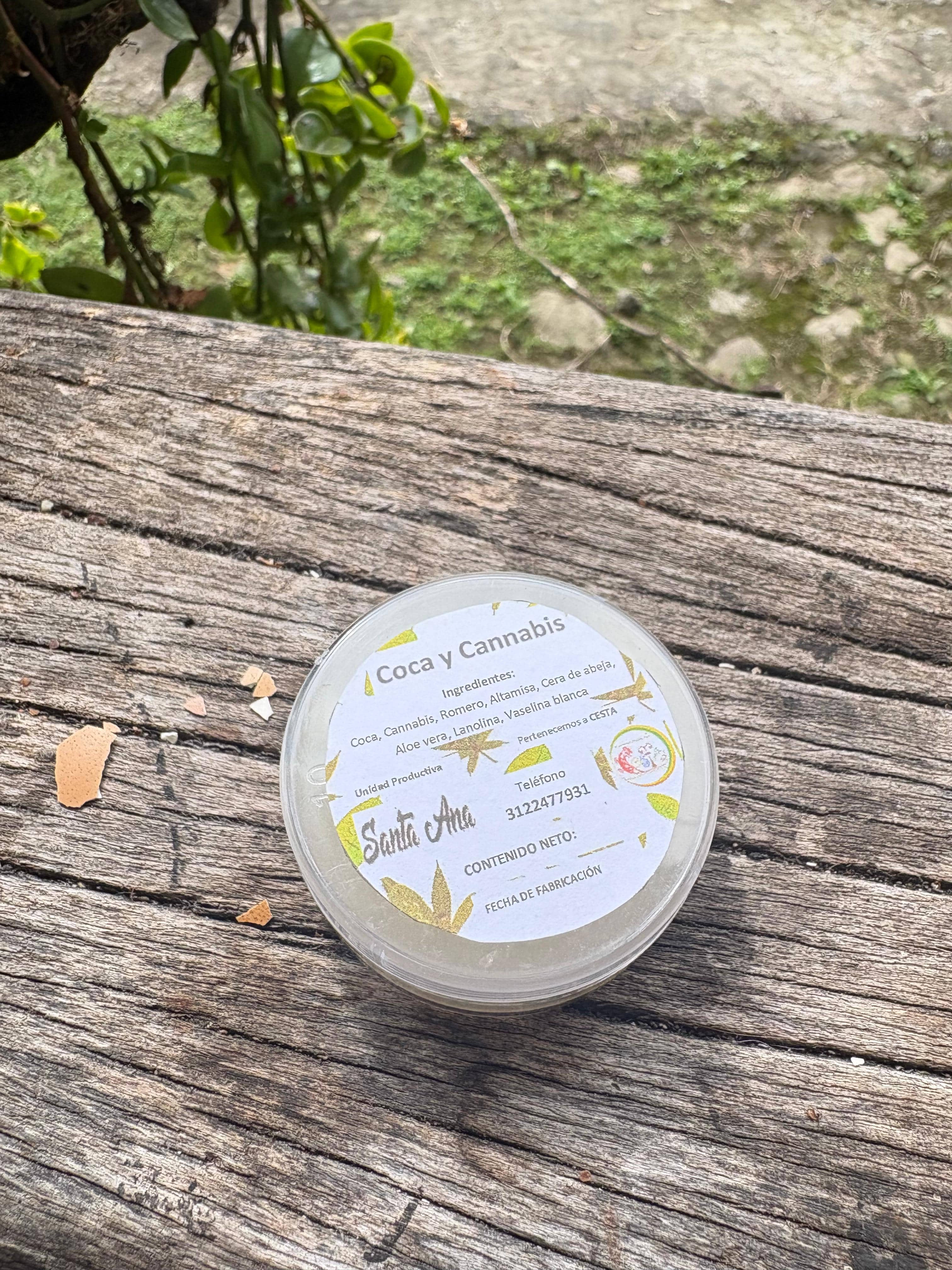 Pomada de Coca y Cannabis