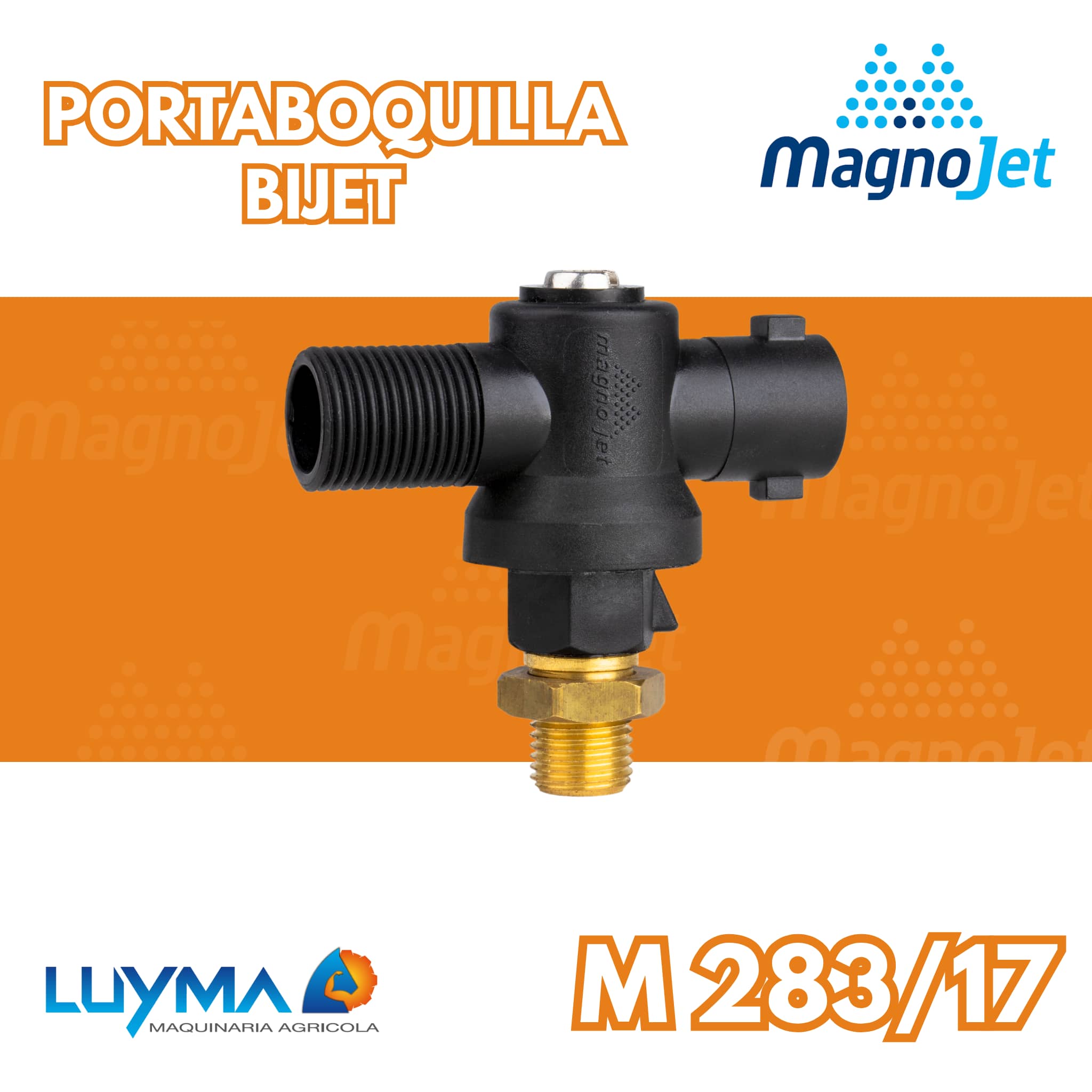 Portaboquilla Bijet Atomizador Magnojet Doble Chorro