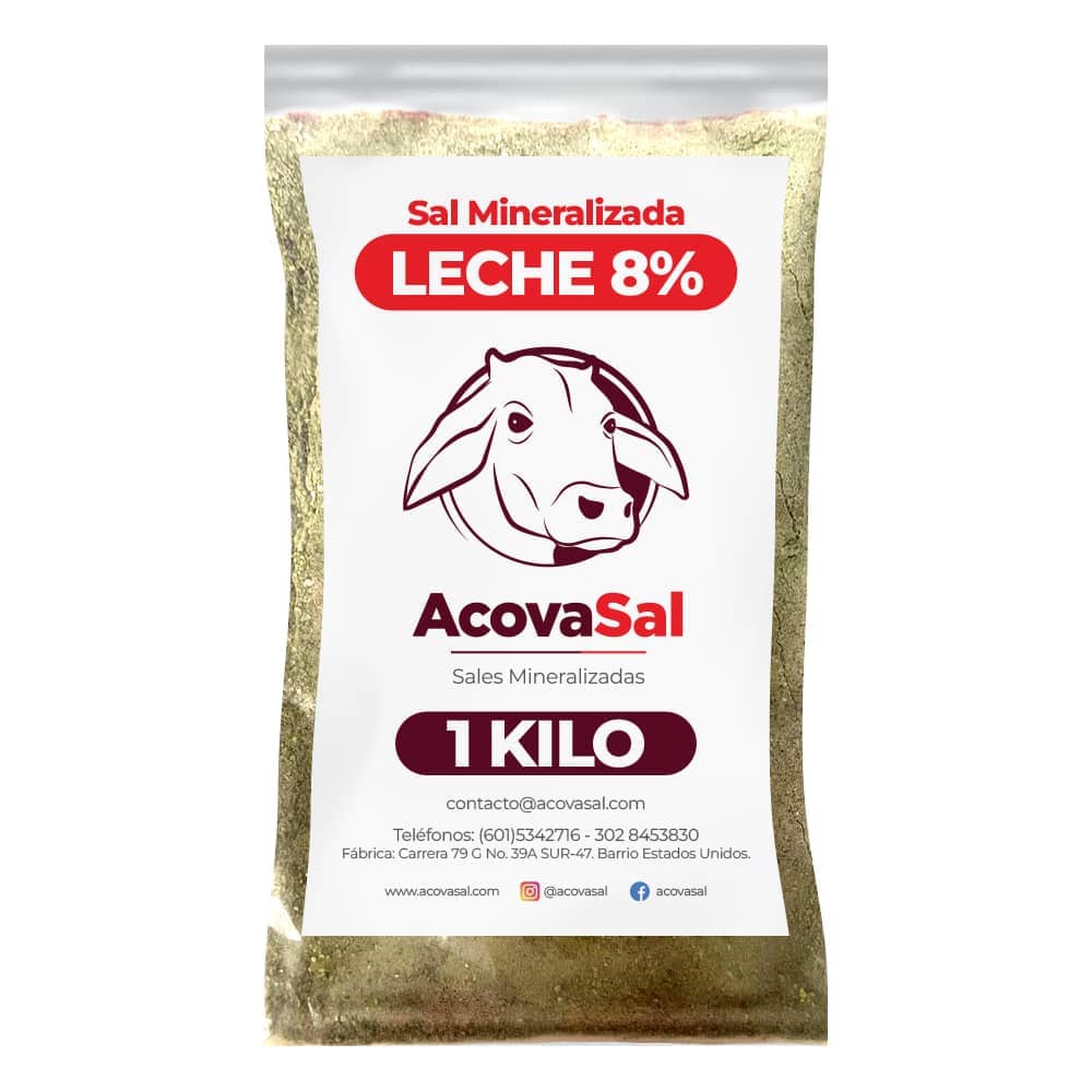 Sal Mineralizada Estandar Leche 8 % x 1 Kg