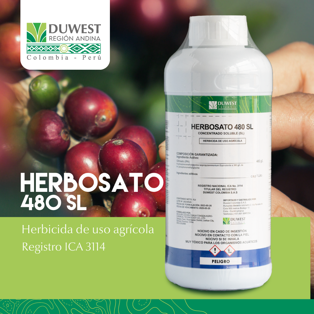 Herbicida Herbosato 480 SL x 1 Lt