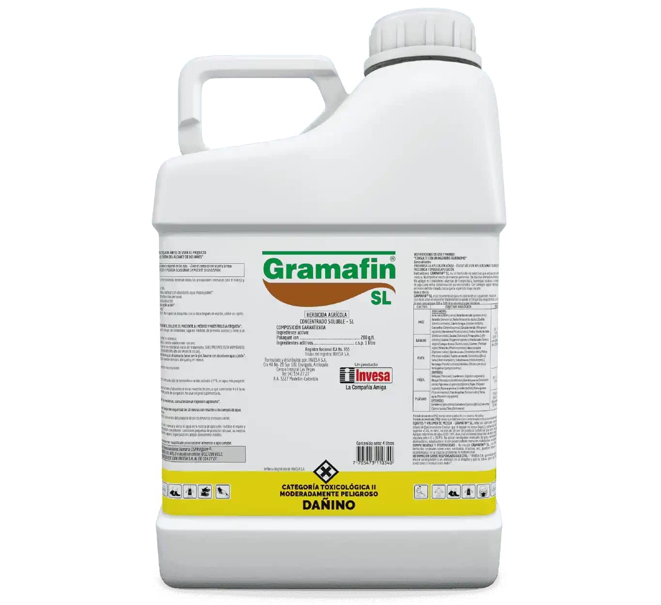 Herbicida Gramafin SL x 4 Lt - Invesa