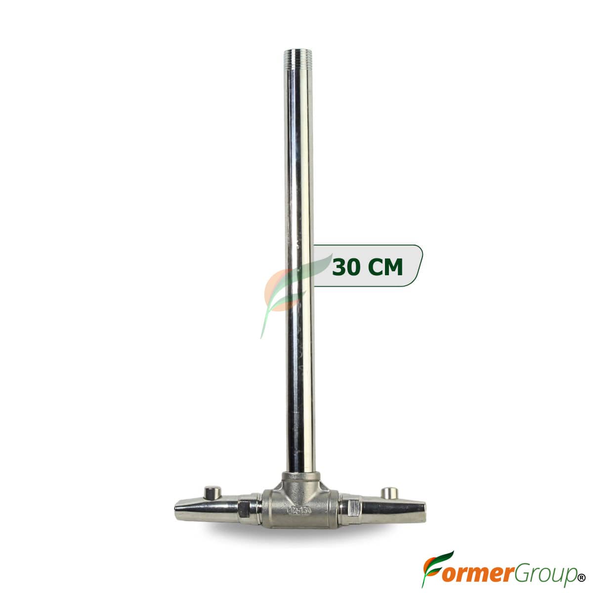 Kit Bebedero Lechones Doble Botón 1/2 T 30cm Acero Inox