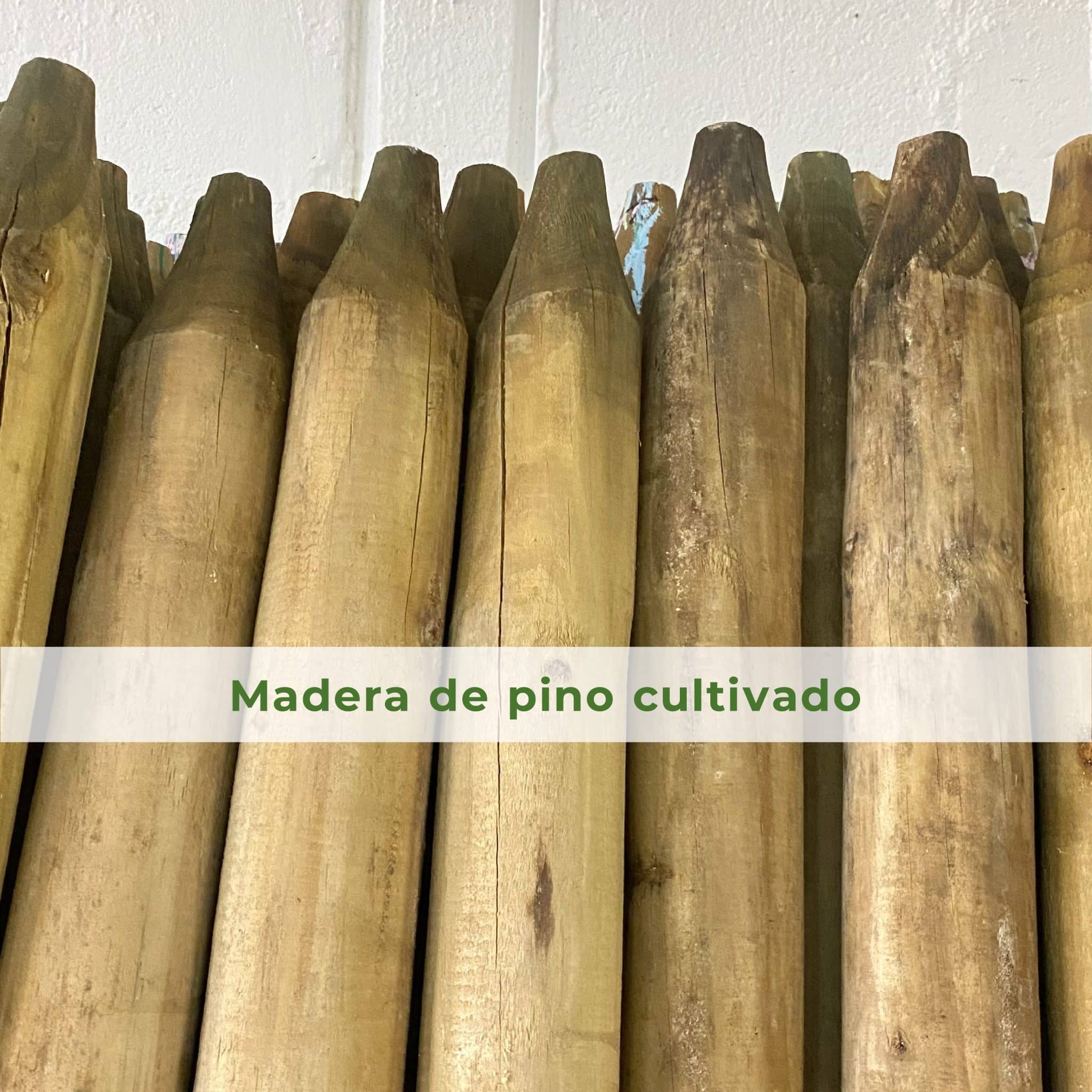 Estacón Inmunizado Cilindrado x 25 Und - Durabilidad y Resistencia