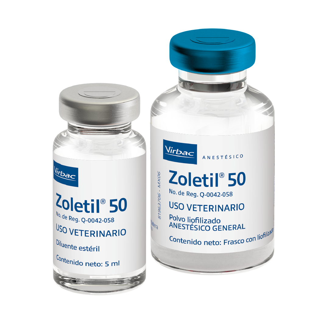 Anestésico Zoletil 50 x 5 Ml