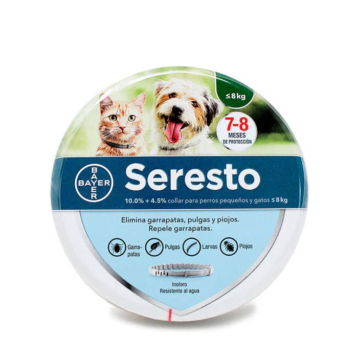 Seresto Collar antipulgas perros y gatos pequeños | Elanco