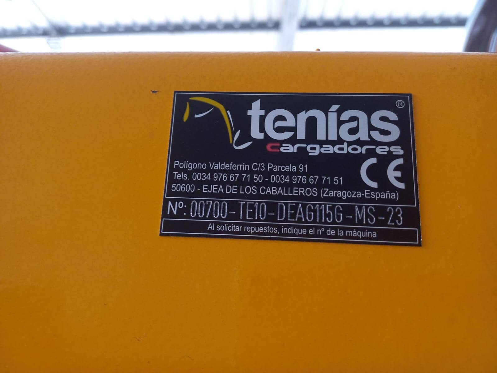 Cargador Frontal TE-10 Evolution  Tractores de 80 a 100 HP