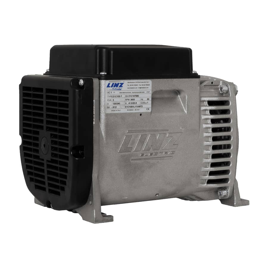 Alternador Linz 5.5KVA: capacidad energética superior