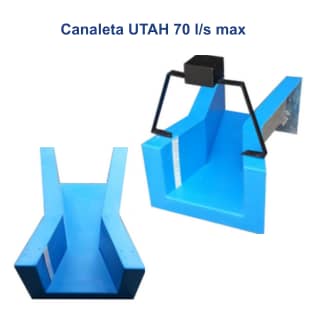 Canaleta UTAH 70  l/s max