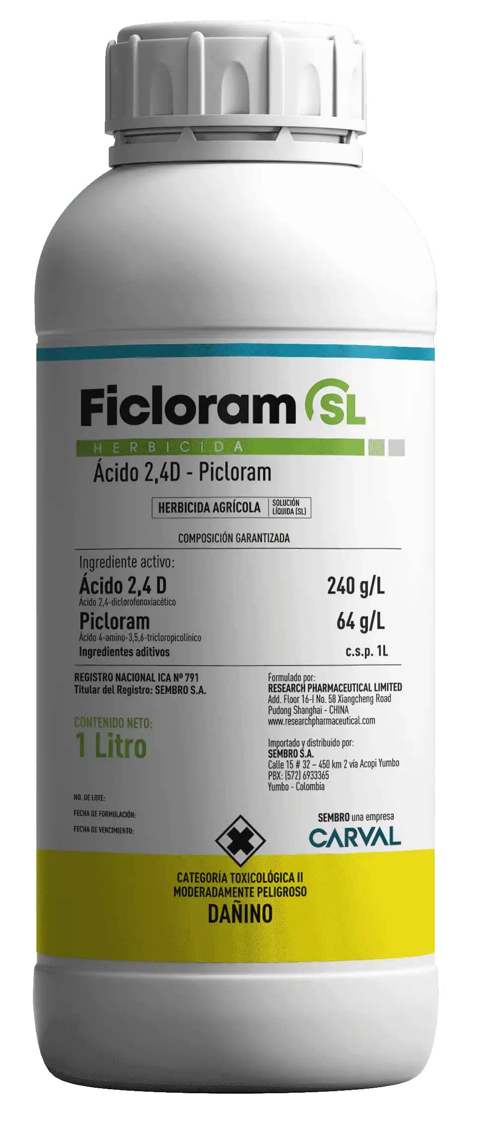 Herbicida sistémico Ficloram SL x 1 litro