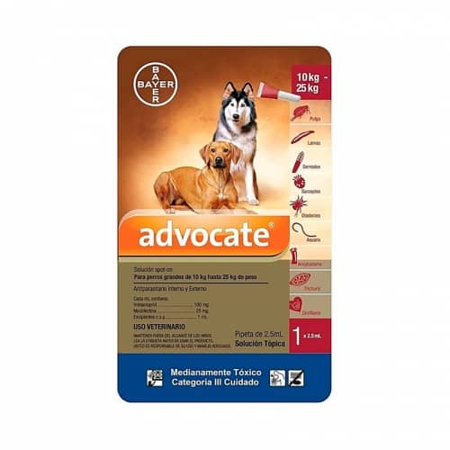 Antiparasitario Advocate (perros) x 2,5 Ml - Elanco