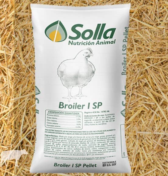 Alimento para pollos de engorde Broiler 20 x 1 kg - Solla