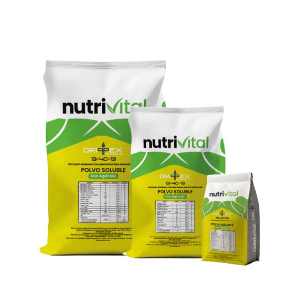 Drippex 13-40-13 | Fertilizante NPK hidrosoluble