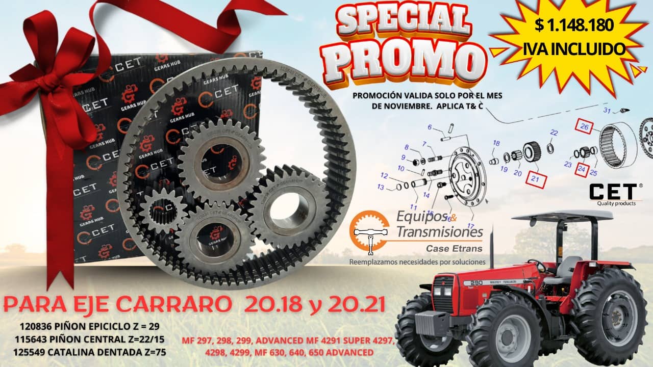 Kit para Eje Carraro
