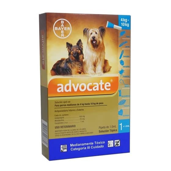 Advocate Perros 1.0 CC – Antiparasitario Bayer Total