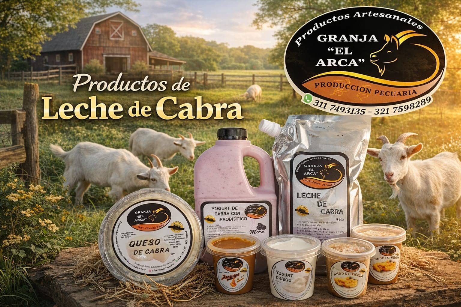 Leche de Cabra Granja "El Arca"