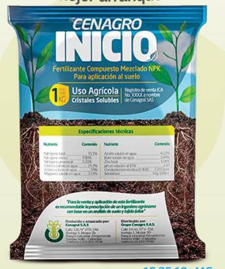CENAGRO INICIO X 20 KL