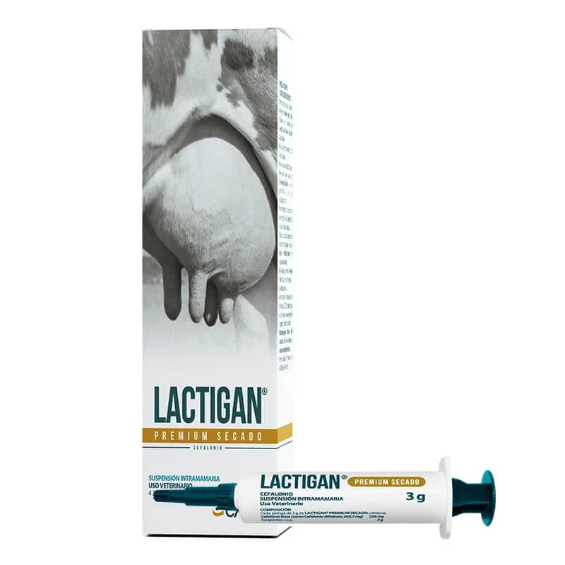 Lactigan Premium 20 jeringas 3 g para mastitis en vacas (Carval)