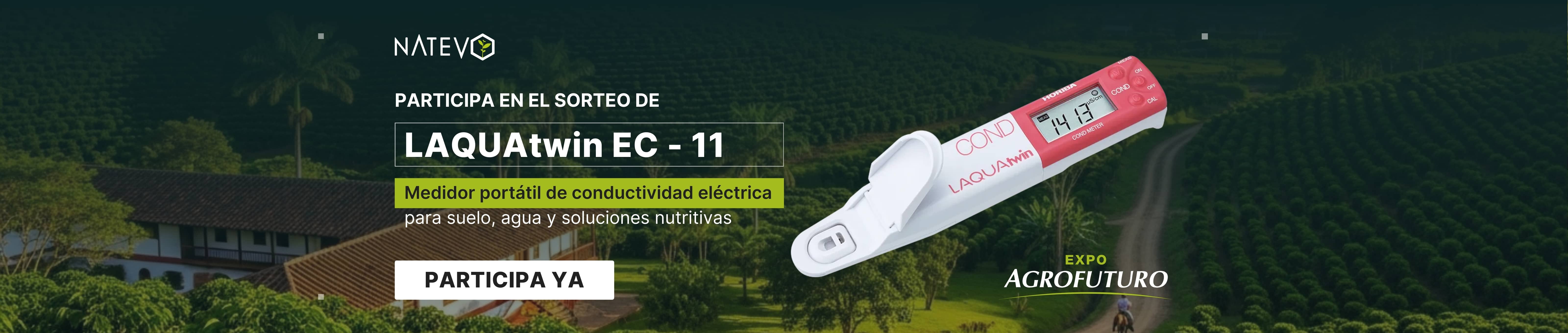 SORTEO MEDIDOR DE CONDUCTIVIDAD NATEVO