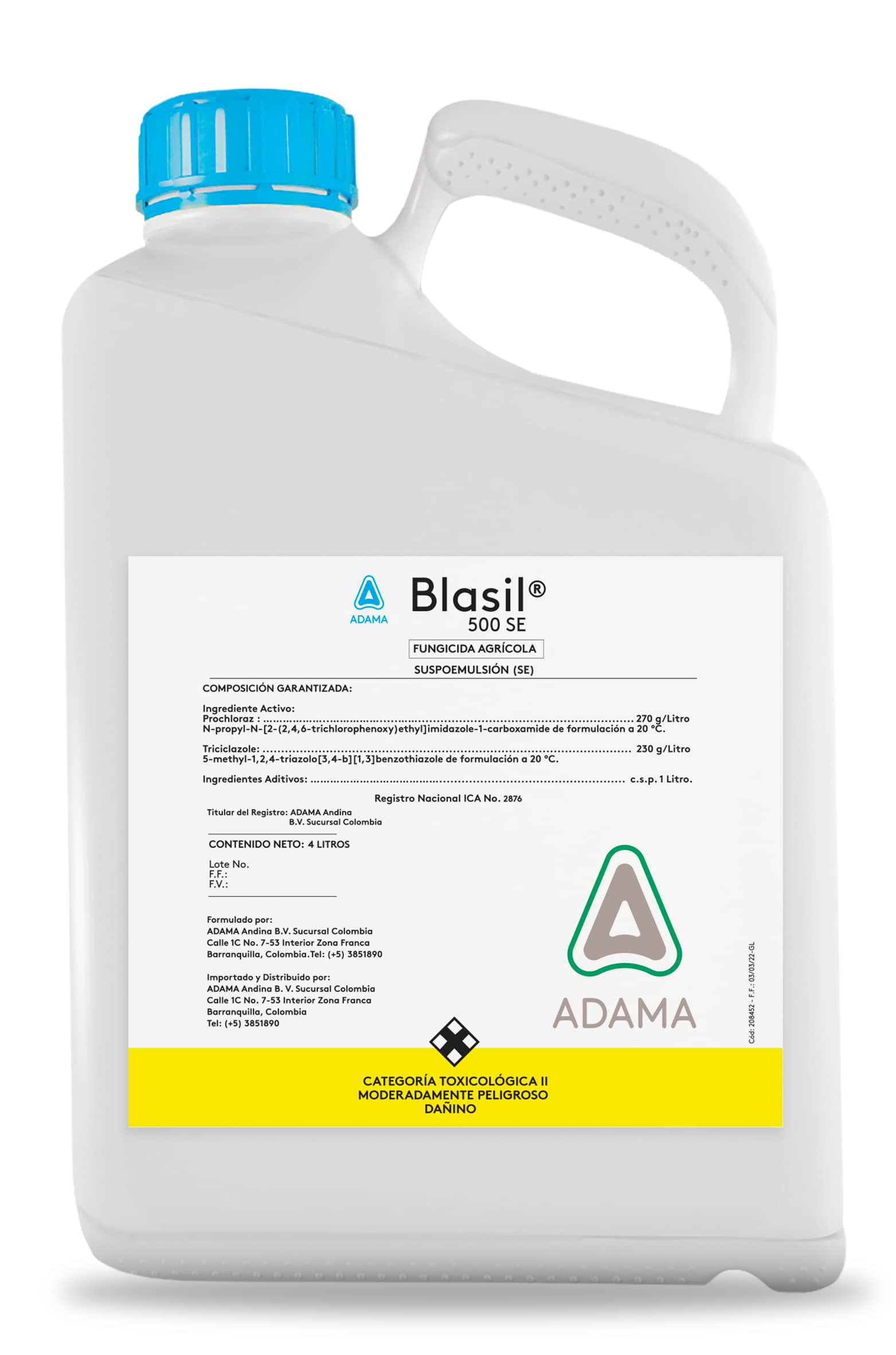 Fungicida Blasil 500 SE x 4 Lt - Adama