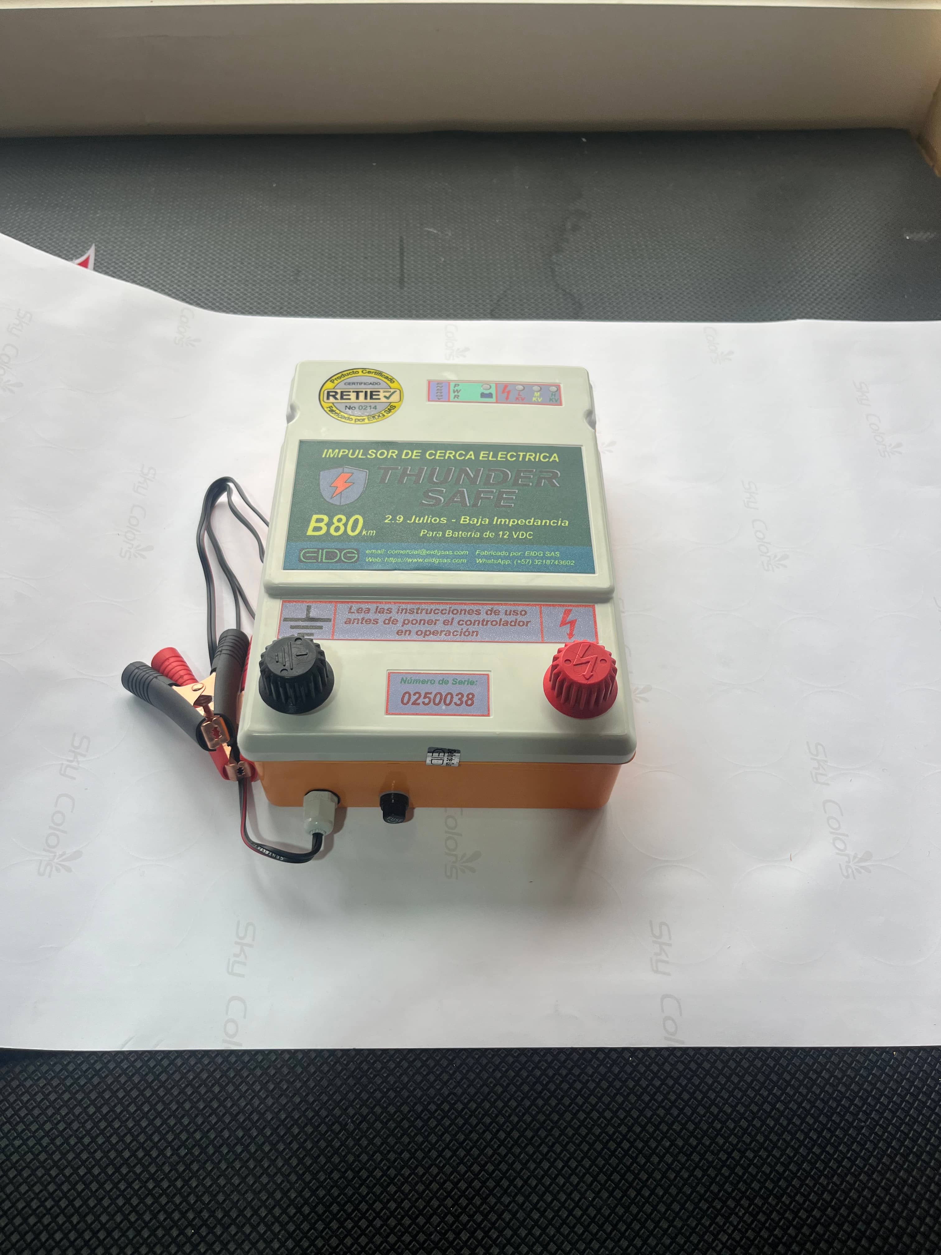 Impulsor de Cerca Eléctrica Thunder Safe B80