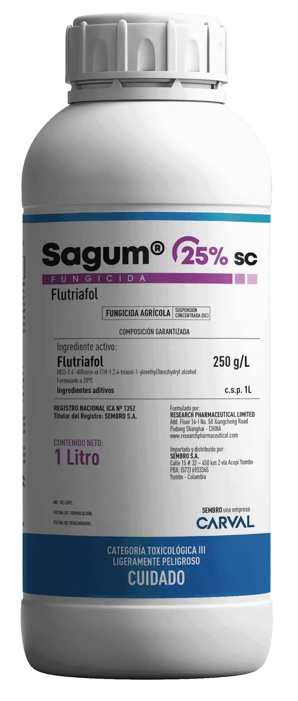Fungicida Sistémico Sagum 25 SC x 1 litro