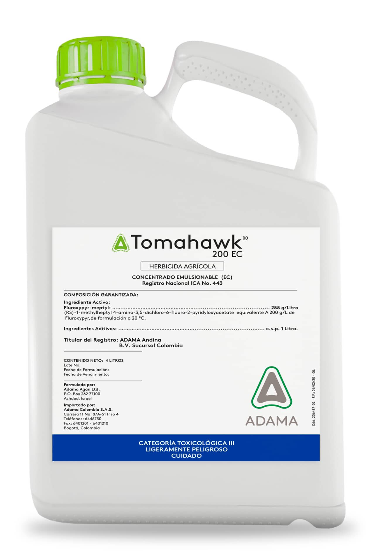Herbicida Tomahawk® 200 EC x 4 Lt - Adama