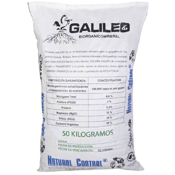 Acondicionador orgánico Galileo x 50 KG - Natural Control