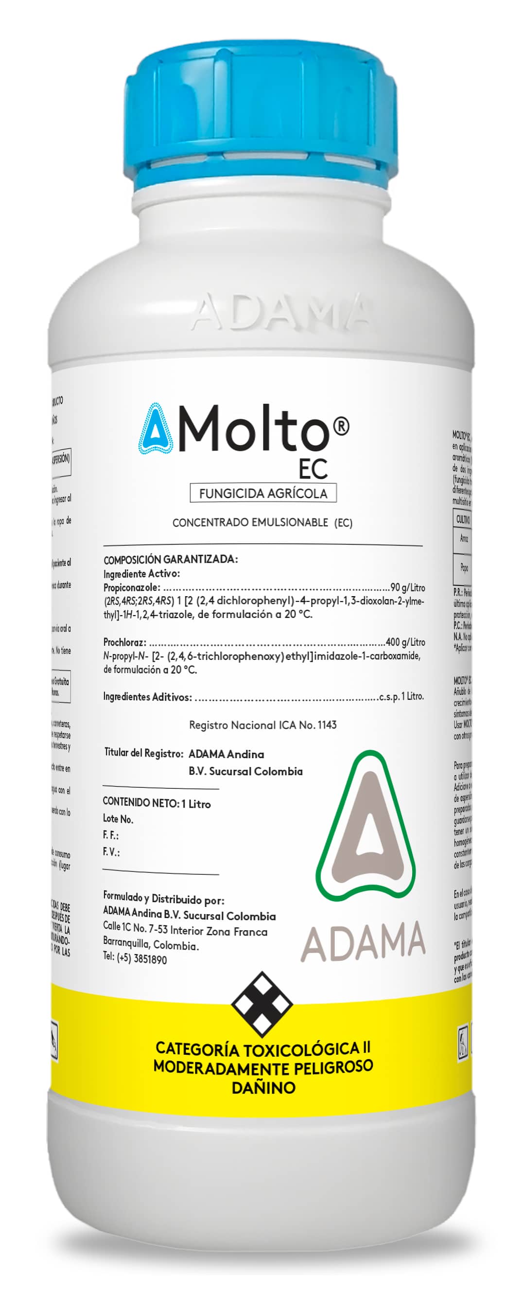 Fungicida Molto EC x 1 Lt - Adama