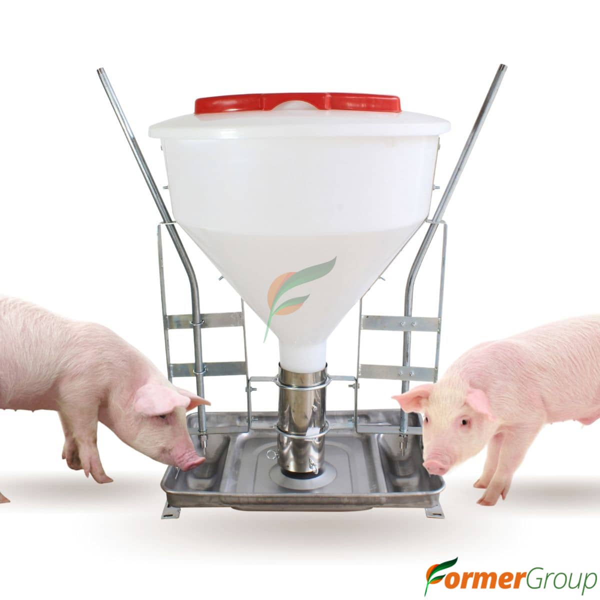 Comedero Automático para Cerdos Tolva 80kg Seca/Húmeda