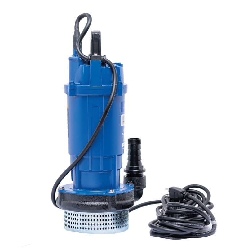 Electrobomba sumergible drenaje 1/2 HP 120V 125 L/min