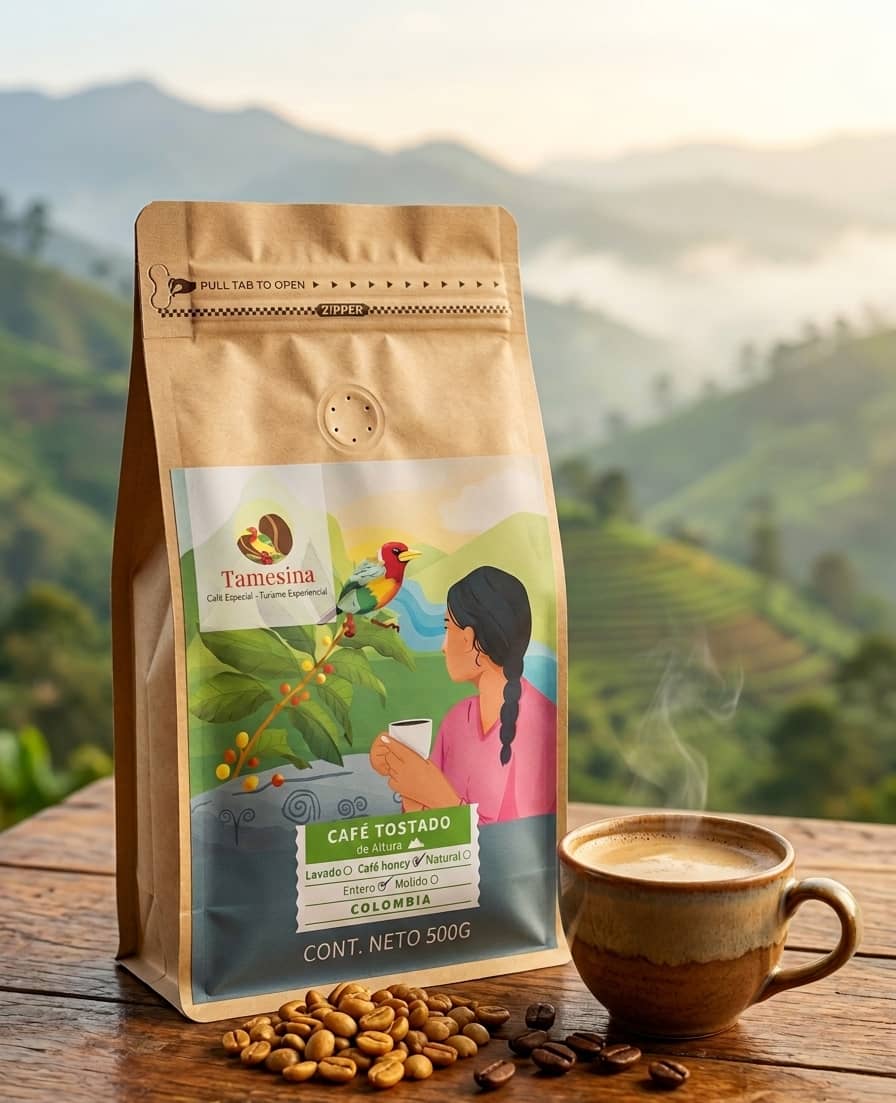 Café de especialidad Honey 500g | TAMESINA