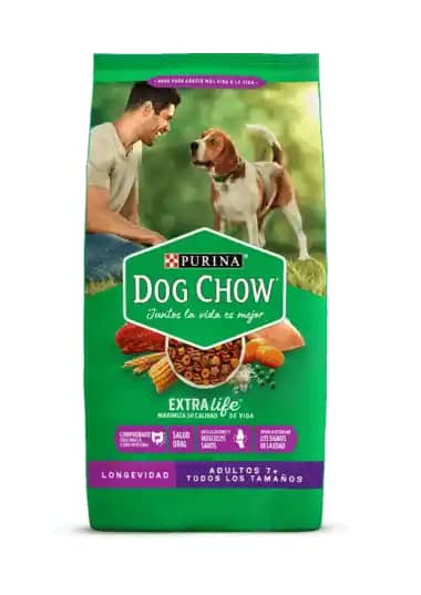 Alimento Dog chow - Adultos +7 x 17 Kg