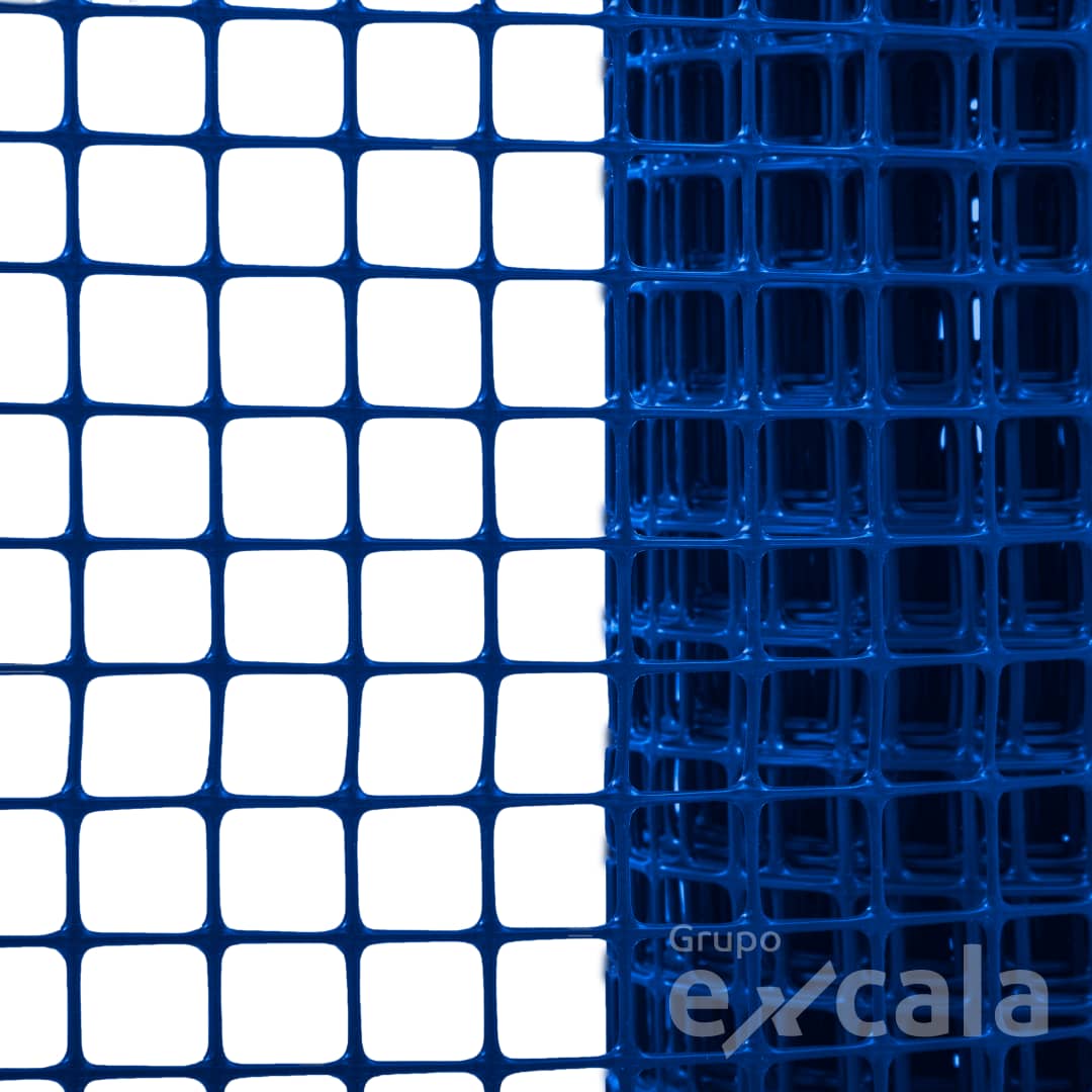Malla Cuadrada todo terreno 15x15mm 1.0m 220g/m 30m Azul