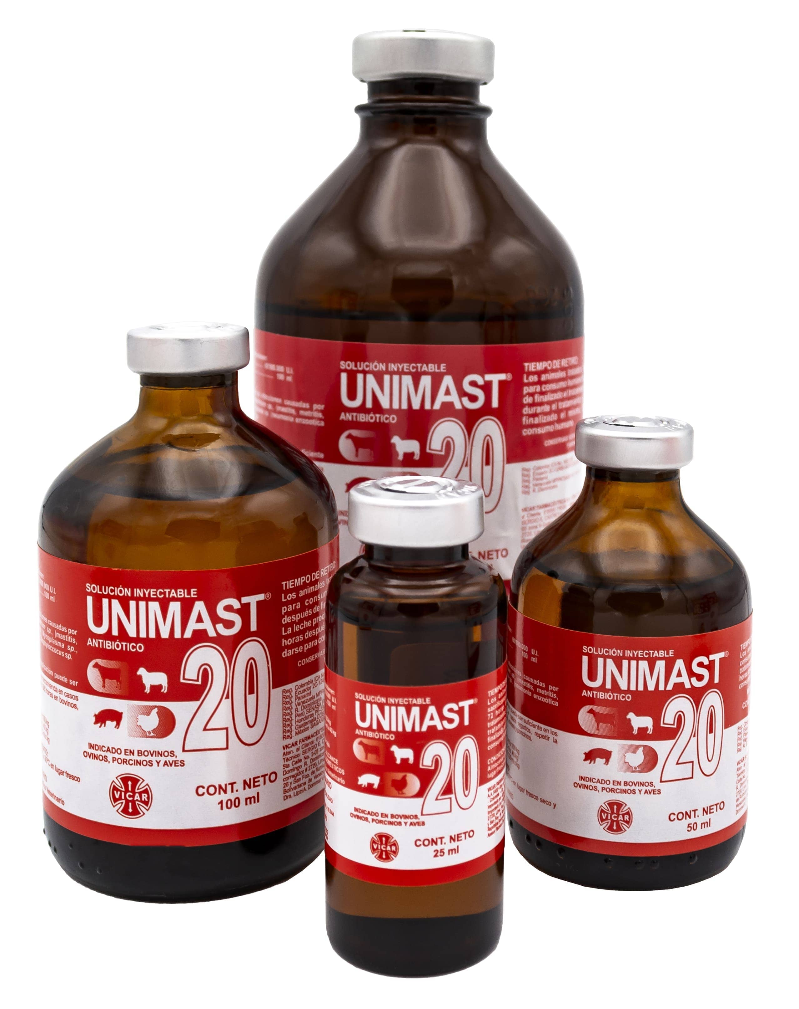 Unimast 20 Espiramicina - Antibiótico Veterinario de Amplio Espectro