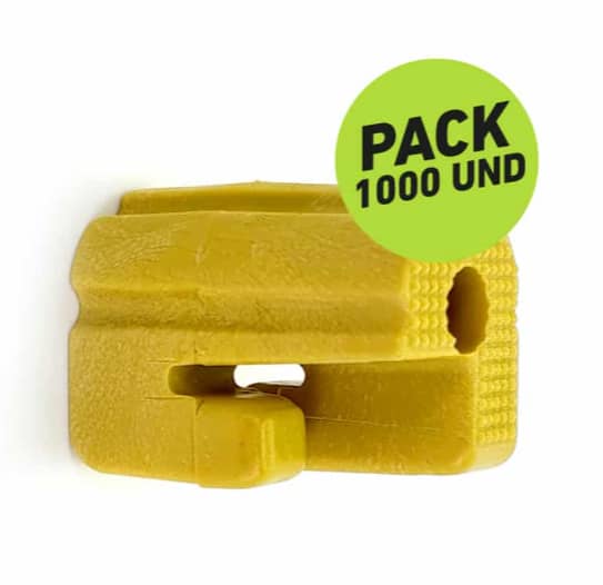 Aislador Puntilla - Bolsa x 1000 Unidades - Ideal para Cercas Eléctricas y Protección del Alambre
