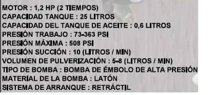 Fumigadora de Mochila Bonhoeffer KS26