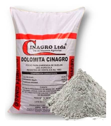 Cal Dolomita Agrícola Cinagro 50kg | Enmienda Suelo y Nutrición | Croper