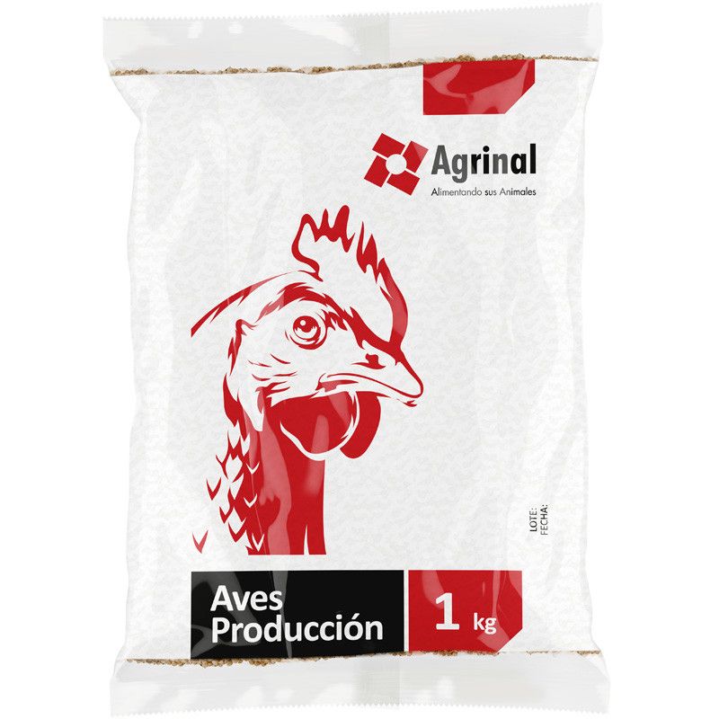 Alimento para aves Producción Pel x 1 kg - Agrinal