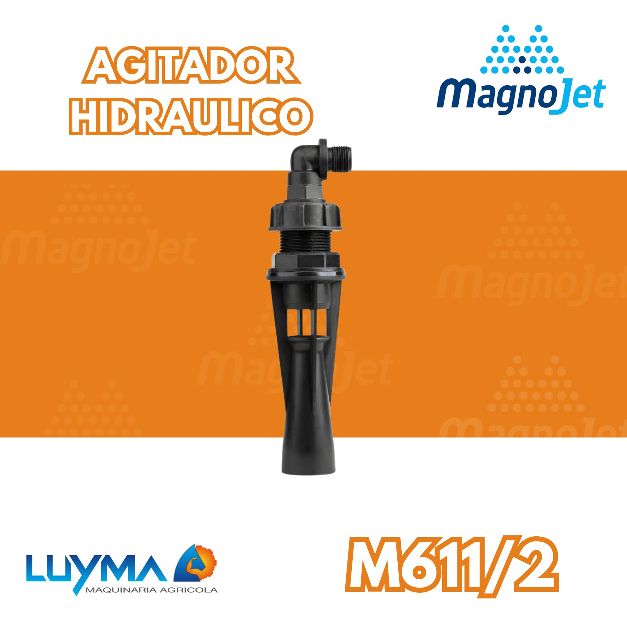 Agitador Hidráulico Magnojet 1.5 mm Precisión Agro