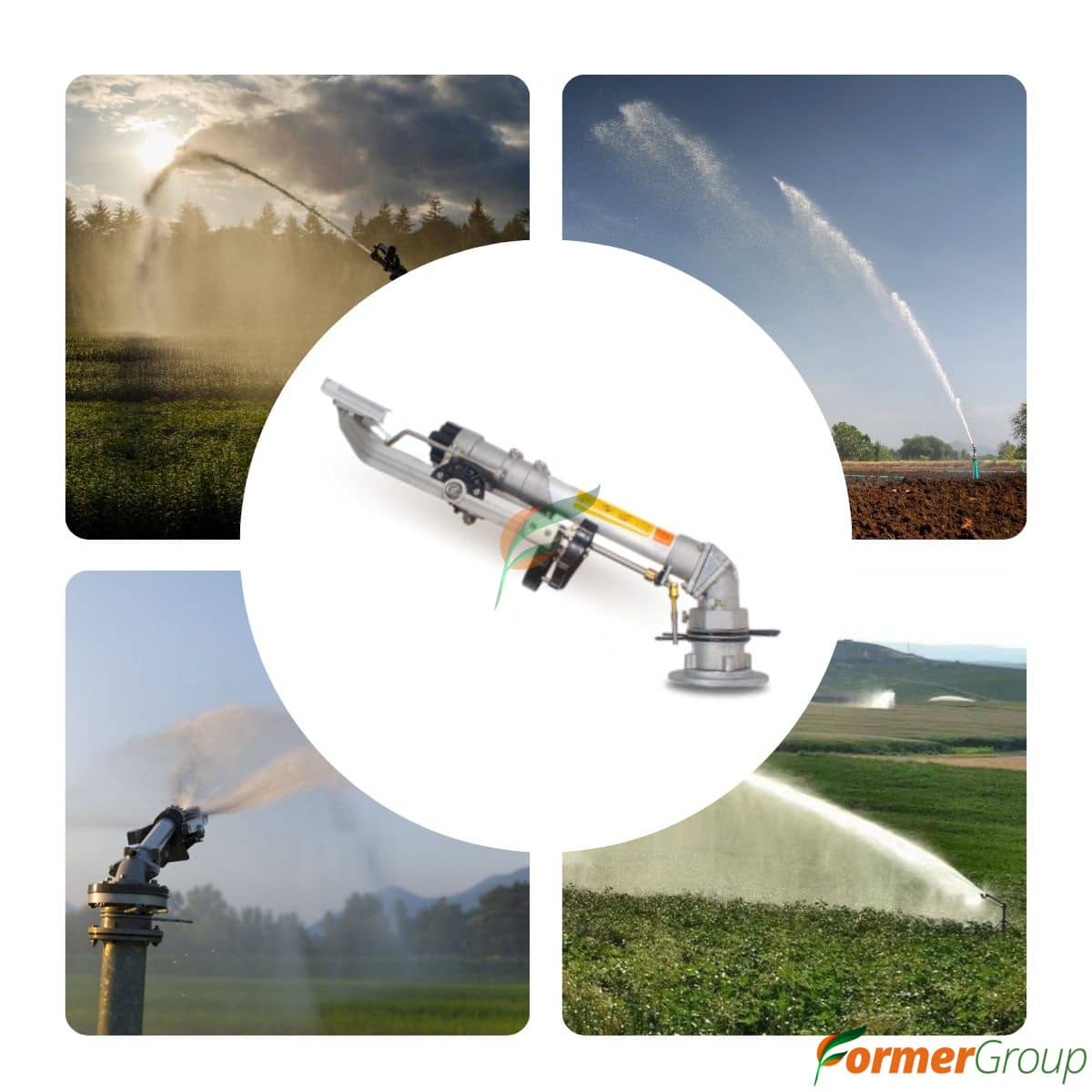 Rociador Agrícola 2” 360° Ajustable