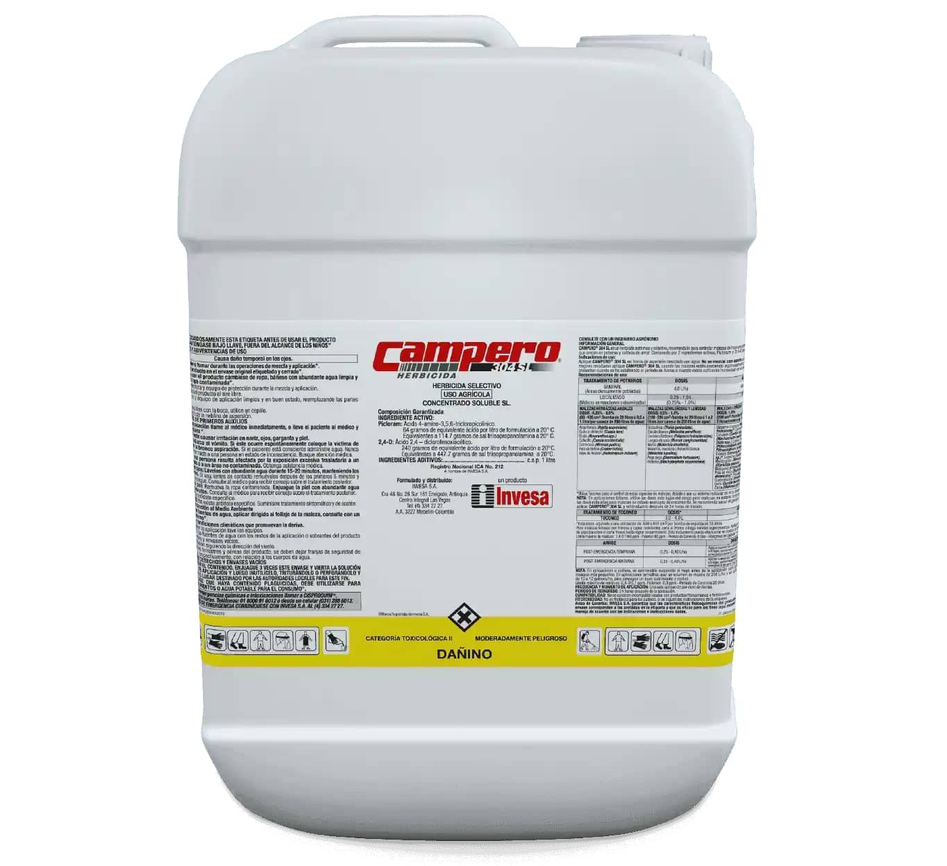 Herbicida Campero 304 SL x 20 Lt - Invesa