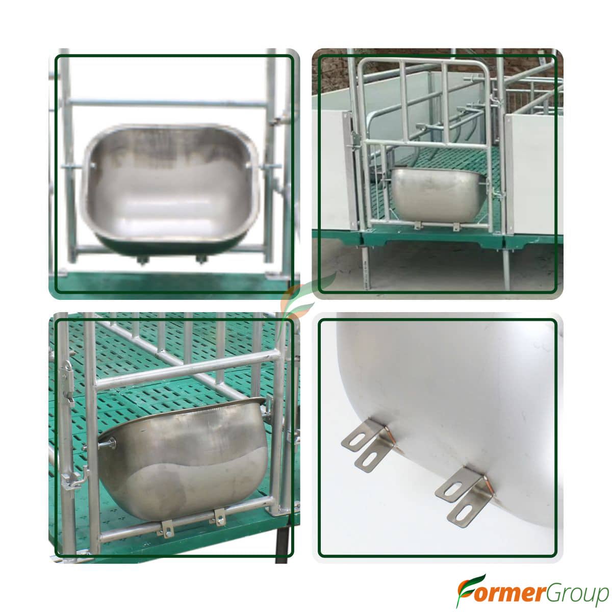 Comedero Jaula Gestación Para Cerdas